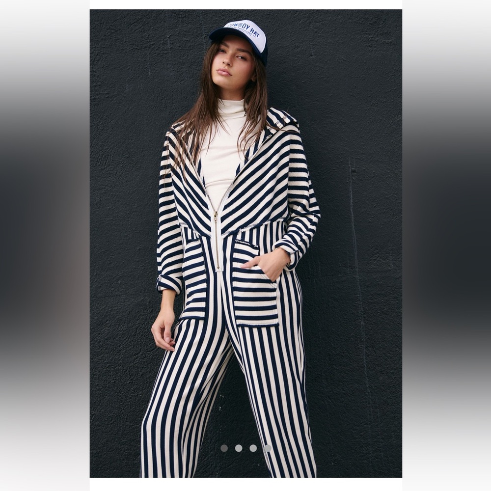 Free People Free-est Cruel summer jumper in nautical stripe combo - Picture 4 of 7